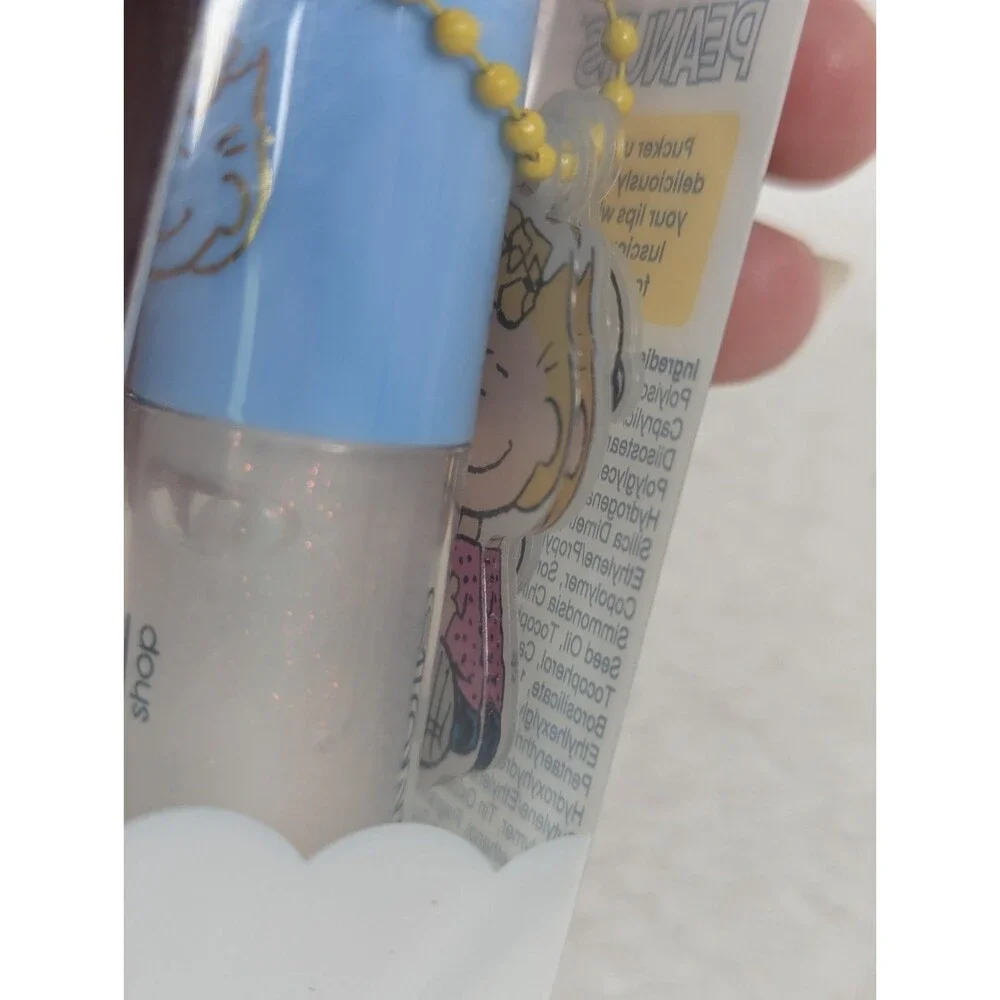 The Creme Shop x PEANUTS Lip Oil Glitter Sweet w/keychain - Sally - 3 Pack